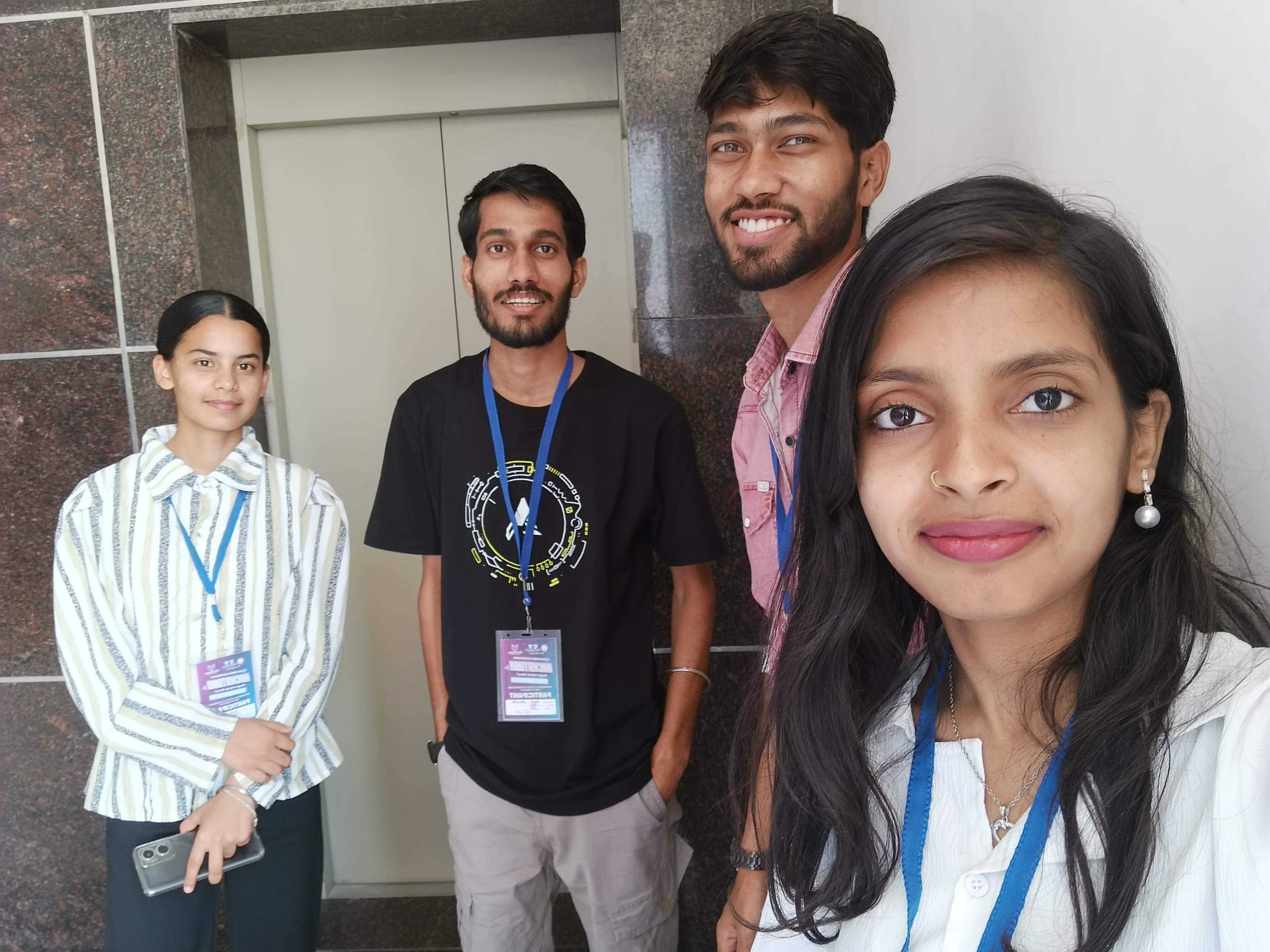 Presenting the final project to the jury and audience