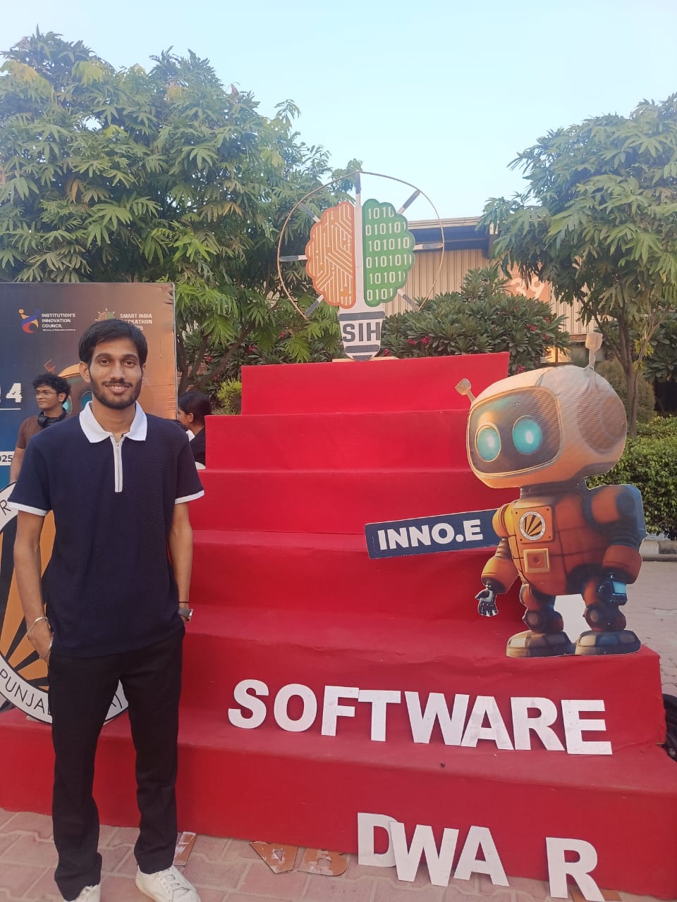 Standing with the SIH innovation symbol