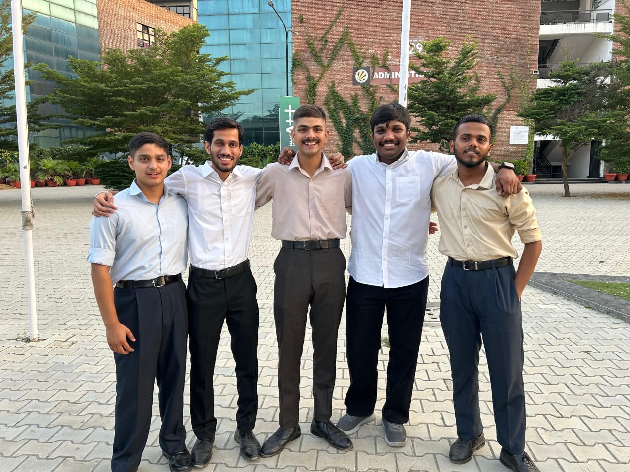 Celebrating the achievement at Block 29